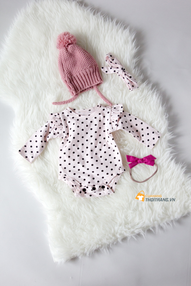 Cách cắt may áo liền quần Bodysuit cho bé