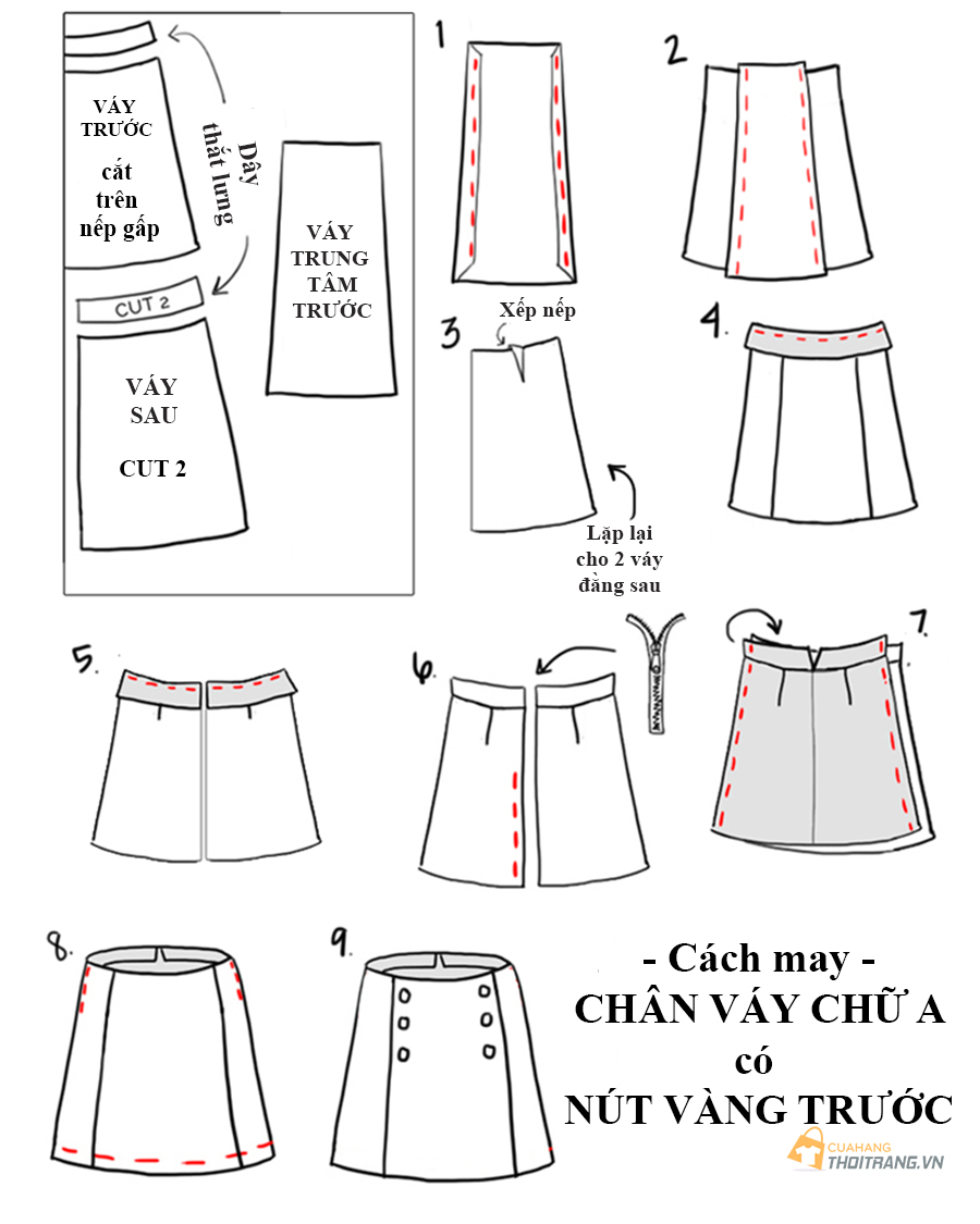Chân Váy Chữ A Lưng Cao Kiểu Hàn Quốc Thiết Kế Lệch Tà Xinh Xắn Cho Nữ  M9227 | Shopee Việt Nam