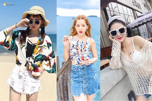 9 kiểu áo đi biển nhất định không thể thiếu trong hè này