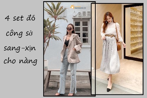 Bạn sẽ phải tiếc ngẩn người nếu bỏ qua 4 set đồ công sở sau