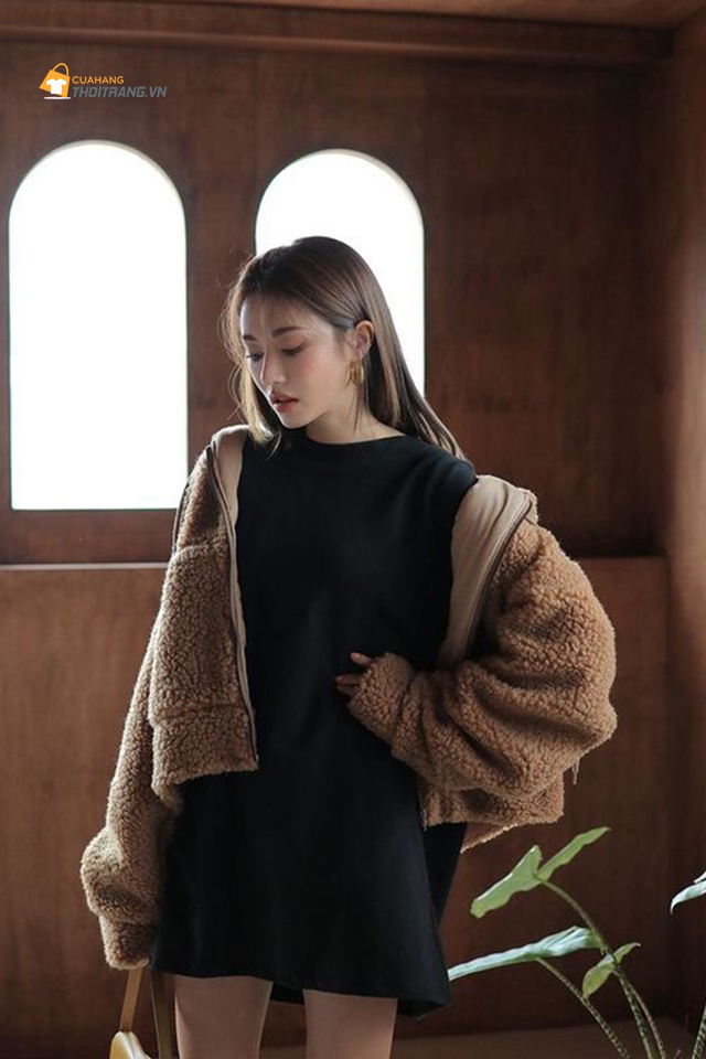 Áo khoác lông thú nữ đẹp cao cấp  thời trang thu đông đẹp nhất 2016 2017  Mua áo lông thú thật ở đâu Hà Nội