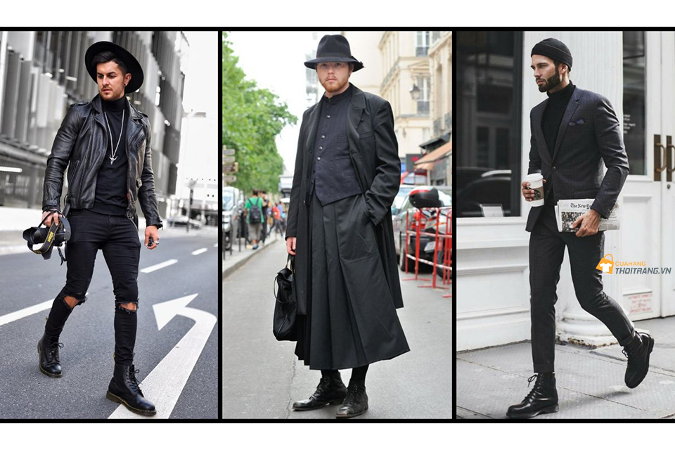 Cách phối đồ all black thể hiện phong cách thời trang đẳng cấp