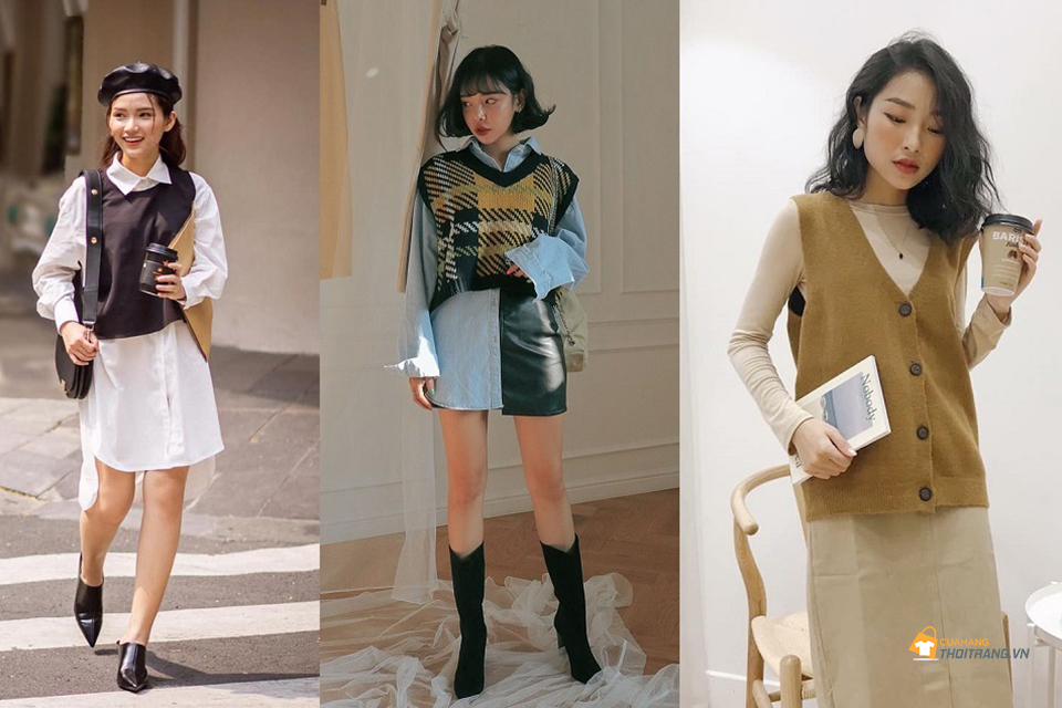 11 cách phối đồ với áo gile đẹp chuẩn Hàn cho những ngày chớm đông