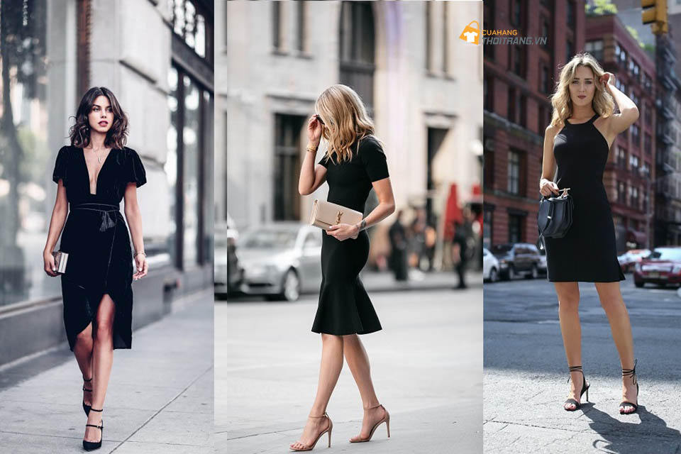Cách chọn váy đen hợp dáng người tôn dáng hiệu quả