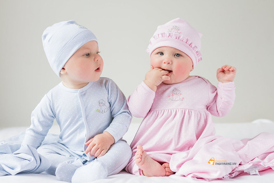 Mũ coton mềm mịn cho bé sơ sinh