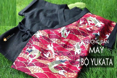 Hướng dẫn may bộ Yukata cho bé chi tiết theo mẫu rập