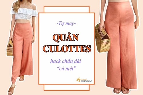 Quần culottes: Làm thế nào để may quần Culottes óng đẹp