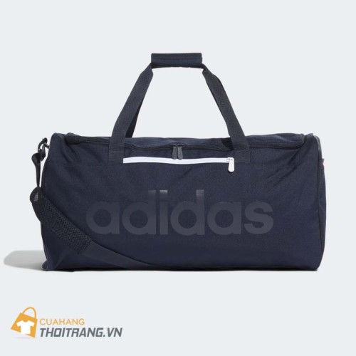 Túi trống thể thao Adidas thiết kế với kiểu dáng đầy thời trang tiện dụng, 1 ngăn chính lớn và 1 ngăn phụ nhỏ đựng vật dụng nhỏ. Quai đeo chắc chắn dễ dàng cấm nắm hoặc đeo vai. Chất liệu vải bố chắc chắc, bền đẹp, cho bạn an tâm sử dụng.