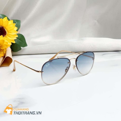 Kính Rayban Blazer Aviator kiểu dáng hiện đại, thời trang. Kính siêu nhẹ đổi màu Gradient tuyệt đẹp. Khung và gọng kính hợp kim cao cấp, mạ vàng tươi sáng, màu sắc bền đẹp.