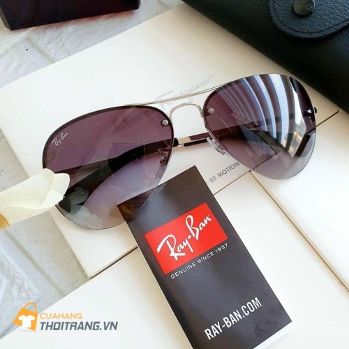 Kính mát nữ Rayban Rimless không viền siêu nhẹ dáng aviator, màu cực sang.