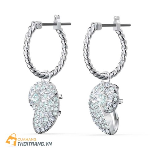 Hoa tai ốc biển Swarovski có thiết kế hình vỏ ốc độc đáo, tinh xảo từ những viên pha lê lấp lánh tạo nên sự thanh lịch, tinh tế, và quý phái cho người sử dụng.